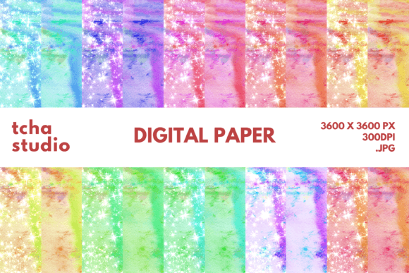 Beautiful Watercolor Digital Papers: A Versatile Tool for Creative and Commercial Use
