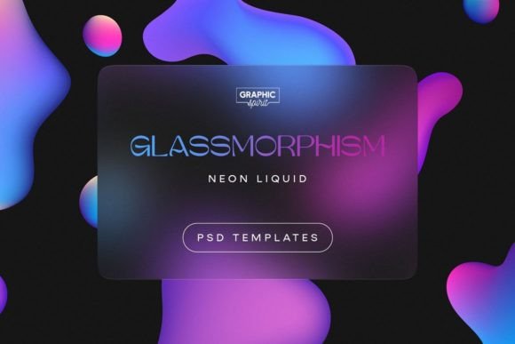 Glassmorphism NEON LIQUID Effect for Photoshop: A Complete Guide to Creating Stunning Designs