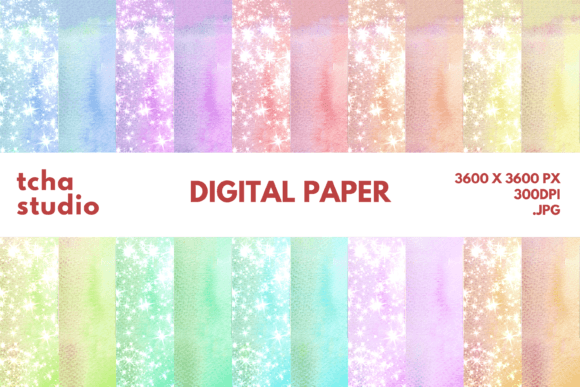 Pastel Canvas Watercolor Digital Papers: A Versatile Asset for Creative Projects