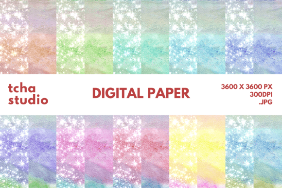 Smooth Rough Watercolor Digital Papers