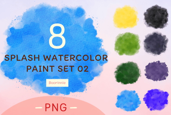 Splash Watercolor Paint Set 2