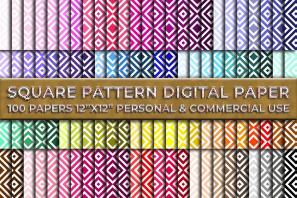Squares Seamless Pattern Digital Paper: A Versatile Tool for Creative Projects