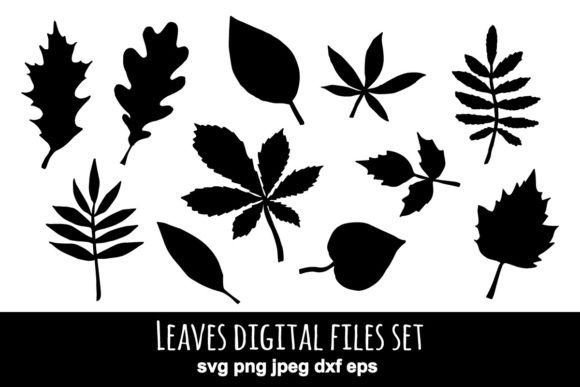 Tree Leaves Png Jpeg Eps Set – A Versatile Design Resource for Creative Projects