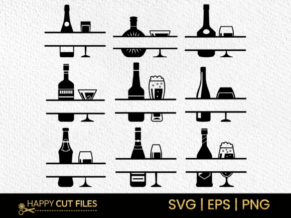 Wine Beer Cocktail Monogram Svg Bundle: A Versatile Tool for Creative Projects