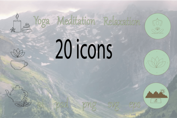 Yoga Meditation Relaxation ICONS: A Comprehensive Guide for Designers and Creators
